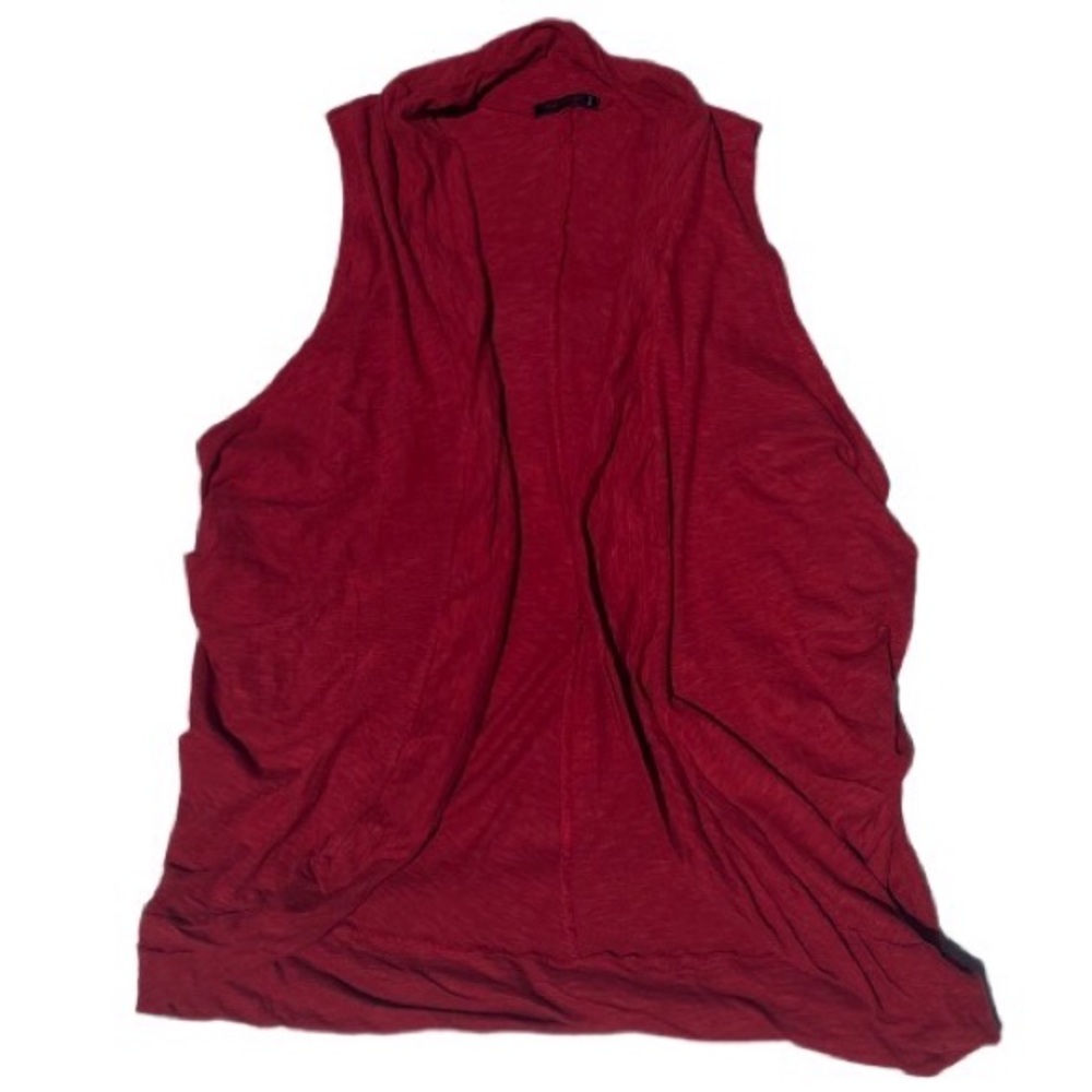 Red Mango size small all over red lightweight layered breathable vest
